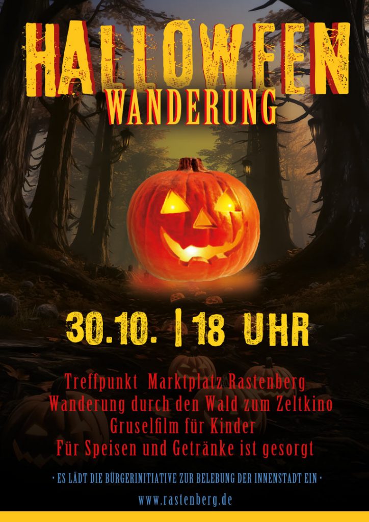 Halloween, Rastenberg, Kinder, Wandern
