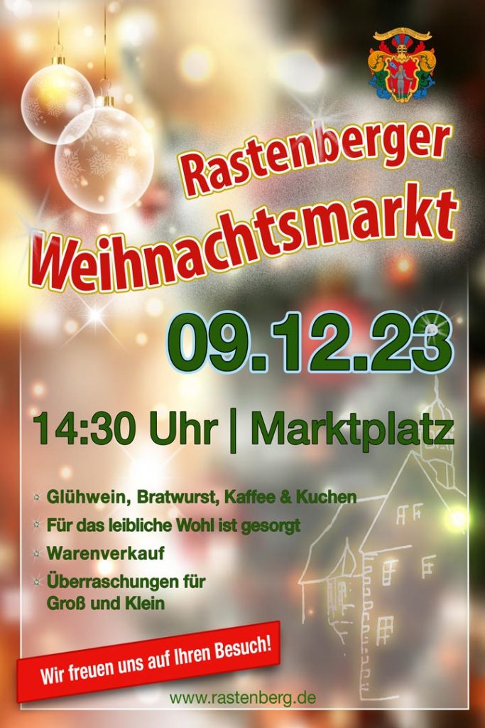 Weihnachten, Weihnachtsmarkt, Rastenberg
